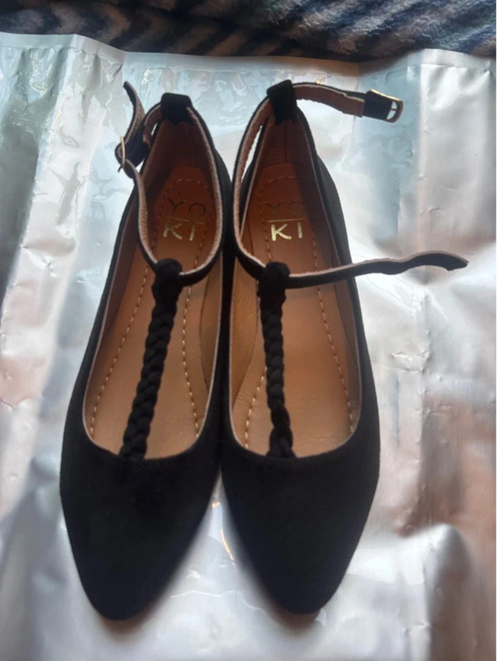 5.5 black flat dress shoe